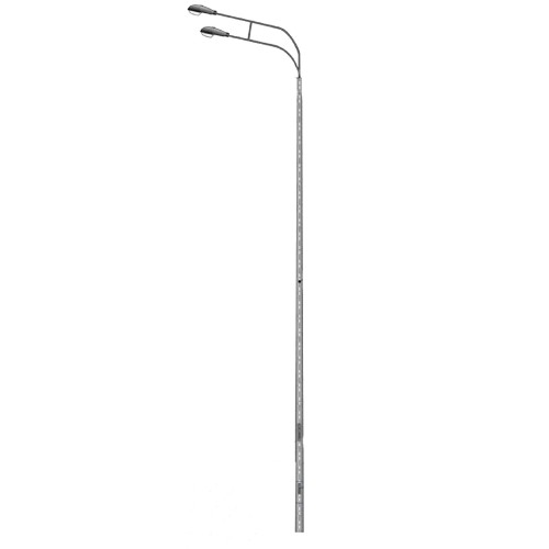 Опора освещения несиловая граненая фланцевая квадратная МК-10Ф Ст3сп5 68х166х10х3 мм в Хабаровске

