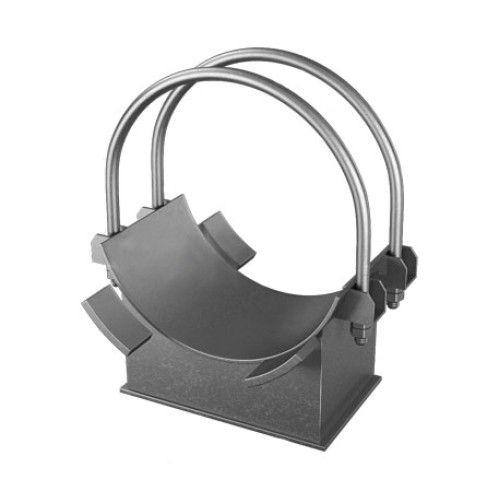 Опора хомутовая неподвижная для трубопроводов ТЭС и АЭС Ст3 920х700х700х150 мм ОСТ 34-10-618-93 в Хабаровске

