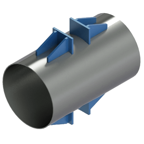 Опора неподвижная лобовая двухупорная усиленная Т6.30 920х10х320х1184х420 мм Серия 4.903-10 Выпуск 4