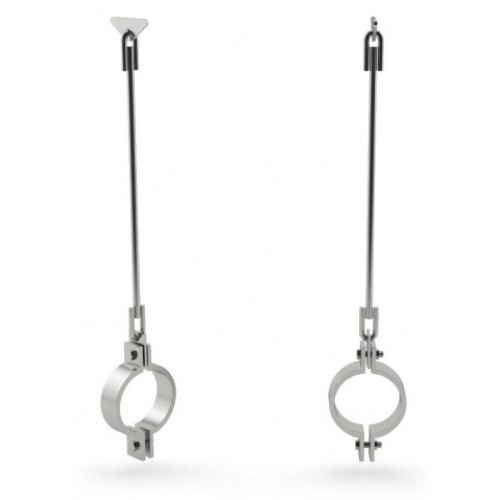 Опора подвесная жесткая для горизонтальных трубопроводов Т25 Ст3 480х3090 мм Серия 4.903-10 выпуск 6 в Хабаровске

