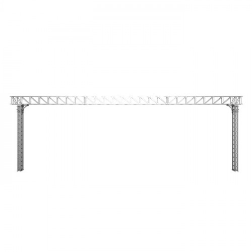 Опоры контактной сети Ж/Д из гнутого швеллера МГП1-12-100 С245 12000х540х200 мм 556 кг