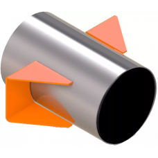 Опора вертикальных трубопроводов 1020-ВП-А2 1020х8х300х350 мм ОСТ 36-146-88