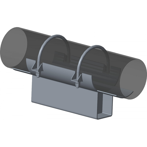 Опора неподвижная хомутовая с корпусом для тепловых сетей ТС-670.00.00 89х50х340х100 мм Серия 5.903-13 выпуск 7-95 4,8 кг