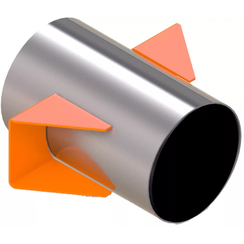 Опора вертикальных трубопроводов 630-ВП-Б1 630х8х300х200 мм ОСТ 36-146-88 в Хабаровске

