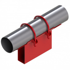 Опора неподвижная хомутовая корпусная для тепловых сетей исп. А11 / АС11 ВСт3 219х200х170х109 мм ОСТ 36-146-88 13,4 кг