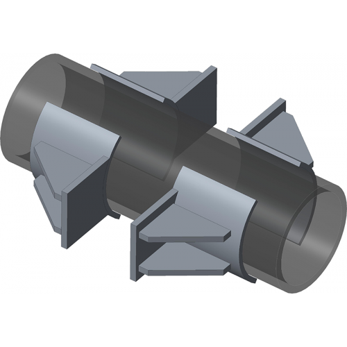 Опора неподвижная двухупорная усиленная для тепловых сетей ТС-662.00.00 377х140х167х596 мм Серия 5.903-13 выпуск 7-95 22,1 кг