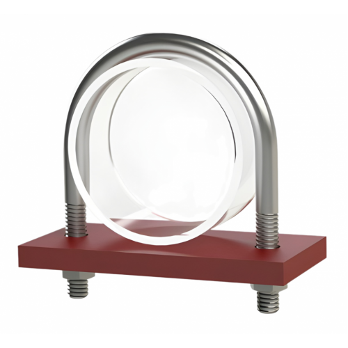 Опора неподвижная хомутовая бескорпусная для тепловых сетей исп. Г 09Г2С 25 мм ОСТ 36-146-88 0,14 кг