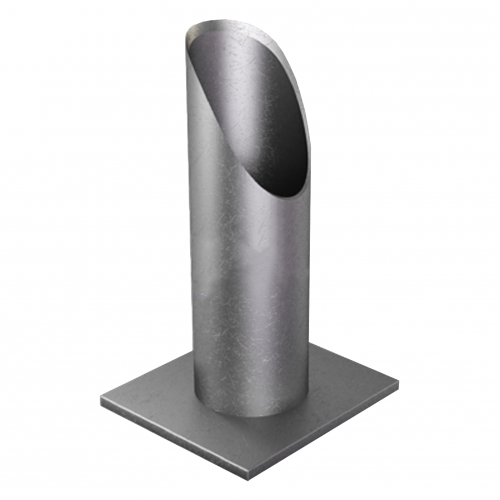 Опора неподвижная трубчатая с круто изогнутыми отводами для тепловых сетей исп. А1 Ст20 76х100 мм ОСТ 36-146-88 1,5 кг