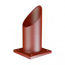 Опора неподвижная трубчатая для тепловых сетей исп. Б2 Ст20 219х150 мм ОСТ 36-146-88 4,3 кг