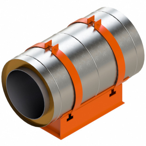 Опора скользящая хомутовая ТС-626.000 325х280х150 мм Серия 5.903-13 выпуск 8-95 13,8 кг